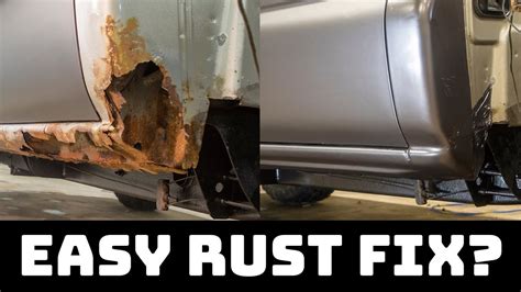 Easiest Way To Deal With Rusty Rocker Panels Youtube