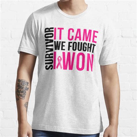 Breast Cancer Survivor I Won T Shirt By Mralan Redbubble