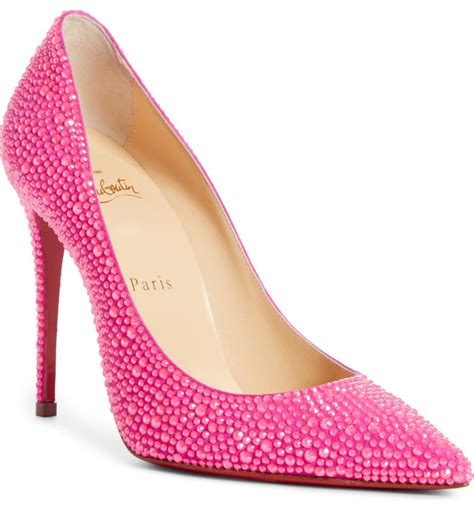 Christian Louboutin Kate Crystal Embellished Pointed Toe Pump Women