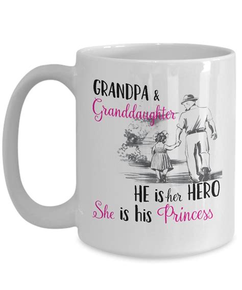 Grandpa And Granddaughter Coffee Mug Tea Cup T Idea For Grandfathers