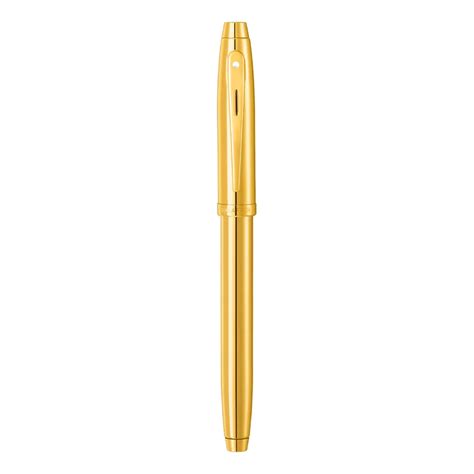 Buy Sheaffer 100 9372 Glossy PVD Gold Rollerball Pen With PVD