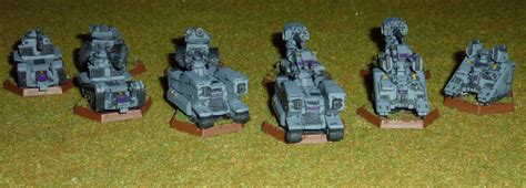 The Analogue Hobbies Painting Challenge: From StuartL - Battletech Tanks (30 points)