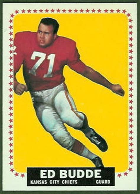 1964 Topps Football Card #93: Ed Budde rookie card