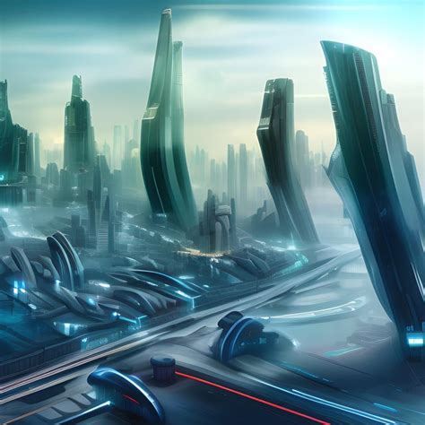 Futuristic city scenery : r/scifiAIart