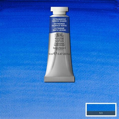 WINSOR AND NEWTON ACUARELA 14ml 667 ULTRAMAR MATIZ VERDE S2 Venta