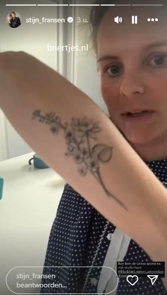 Stijn Fransen Heeft Een Tatoeage Laten Zetten Sexy BN Ers Bekende