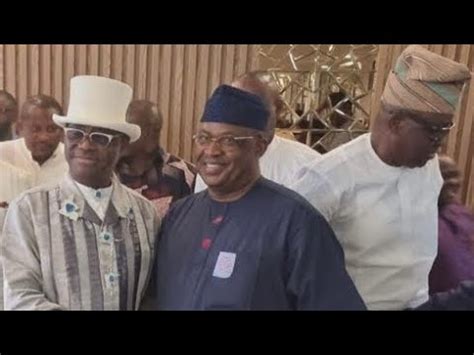 Watch Former Governors Ortom Fayose Orbih Dancing To Celebrate Wike