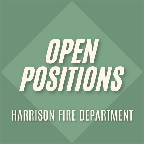 Accepting Applications Today At Harrison Fire Department