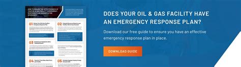 What Is An Emergency Response Plan In An Oil And Gas Facility