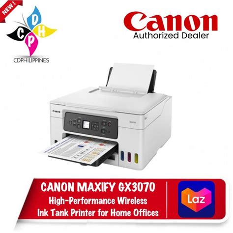 Maxify Gx3070 High Performance Wireless Ink Tank Printer For Home Offices Lazada Ph