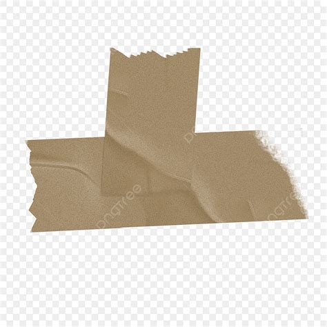 adhesive tape clipart hd png retro dark kraft paper sticker patch
