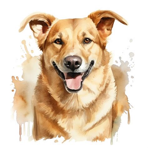 Premium Ai Image Sweet Pet Art On A White Backdrop