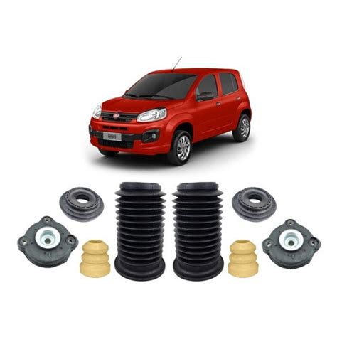 Kit Batente Amortecedor Dianteiro Fiat Uno 17 Submarino