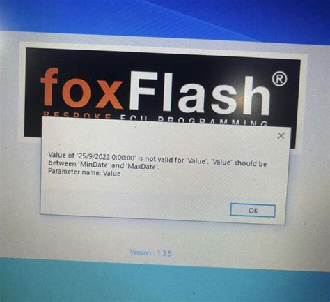 Foxflash Value Is Not Valid Error Solution IECUTOOL Official Blog