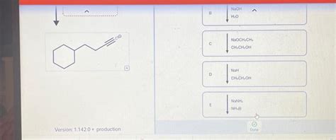 Solved Choose The Reaction Conditions To Complete The Chegg