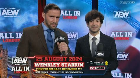 Tony Khan Annonce L Ouverture De La Vente De Billets Pour Aew All In