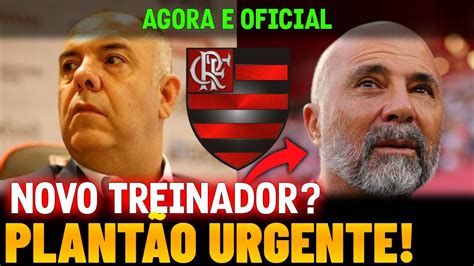 Explodiu Agora Jorge Sampaol Vai Assumir Flamengo Vitor Pereira Foi