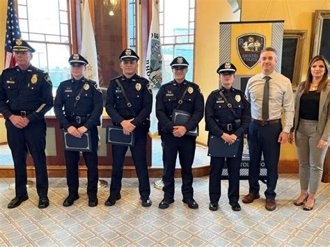 Bristol Police Swear In 4 New Officers Bristol Ri Patch