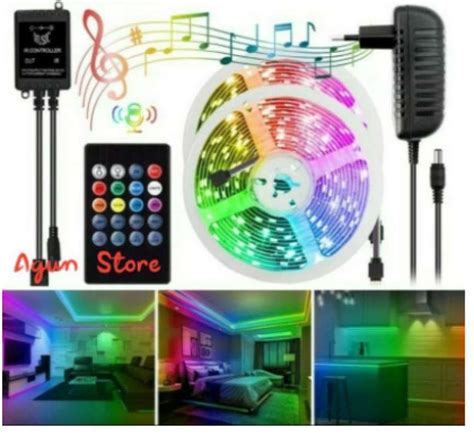 Jual Paket Sensor Music Led Strip Rgb Meter Outdoor Sensor Musik