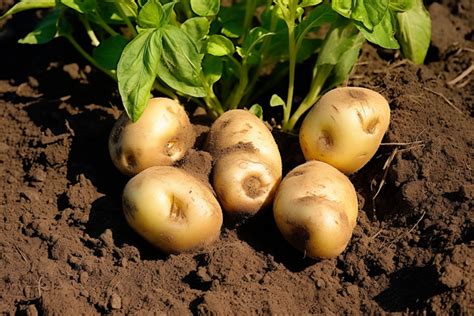 Potatoes Growing And Potato Varieties Background, Brown, Potato, Raw ...