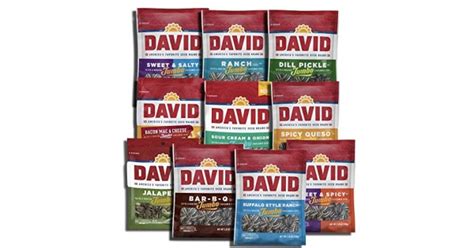 David Sunflower Seeds Variety Pack Curated Flavors Include