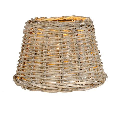 Lampenschirm Rattan Landhaus Maritim Natur Tischlampe Clayre Eef