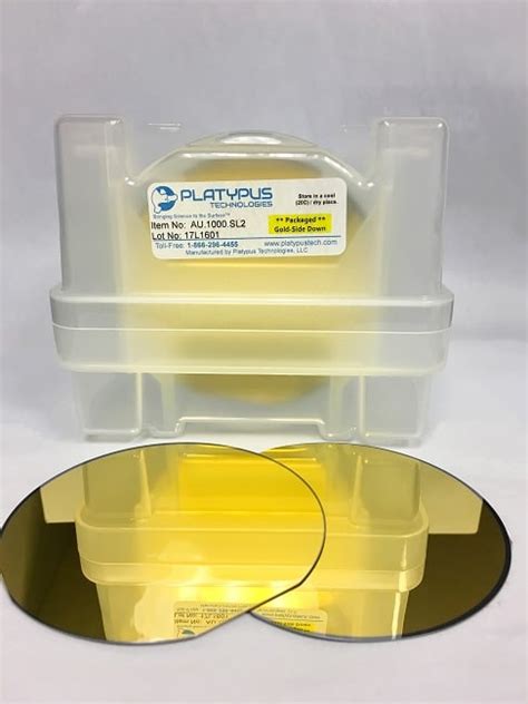 Gold Coated Silicon Wafers Properties And Applications