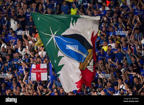 Istanbul Turkey Th June Inter Fans During The Uefa Champions