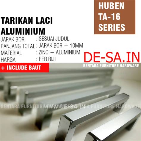 Huben TA 16 320 Mm Handle Tarikan Laci Meja Lemari Kabinet Gagang