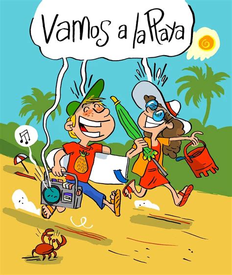 Vamos a la playa - Vincent Rif, illustrateur de presse - dessinateur jeunesse - facilitateur ...