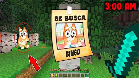 ¡se Busca A Bingo A Las 3 Am En Minecraft 😱💰 Patoni Busca A La