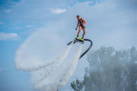 Flyboarding Editorial Stock Image Image Of Jump Water 34584349