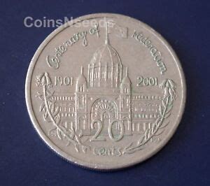 20c , 2001 Centenary of Federation State of Victoria VIC 20 Cent ...