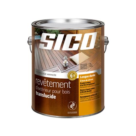 Sico revêtement d extérieur pour bois chêne naturel Matériaux Audet