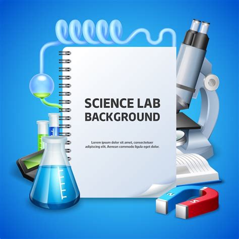 Fondo de laboratorio de ciencias | Vector Gratis