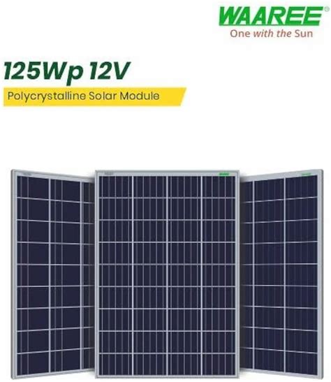 Waaree 125Wp 12V Solar Module Panels At Rs 4999 Piece Waaree Solar PV