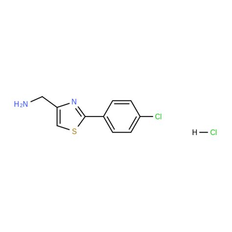 690632 35 0 2 4 Chlorophenyl Thiazol 4 Yl Methanamine Hydrochloride