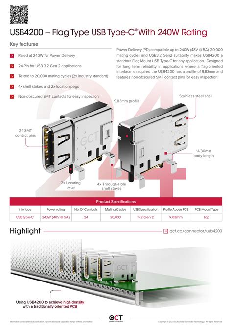 USB4200 03 A GCT Connectors Interconnects DigiKey