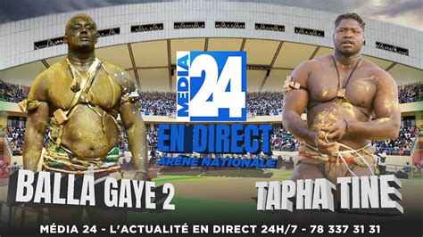 EN DIRECT ARENE NATIONALE BALLA GAYE 2 VS TAPHA TINE LUTTE