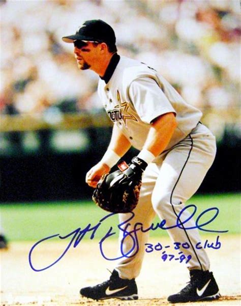 Jeff Bagwell Autographed 11x14 Photo Houston Astros Hall Of Famer