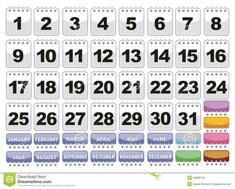 Large Printable Numbers 1 31 In 2020 Printable Calendar Numbers Free