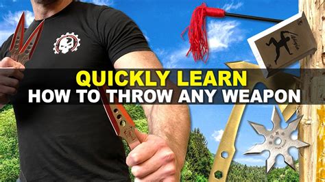 Quickly Learn How To Throw Knives Axes Spikes Cards And Stars