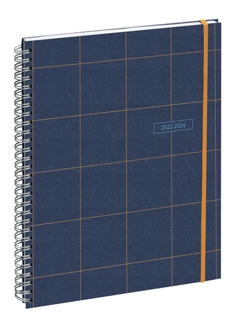 Agenda Scolaire Semainier Exacompta W Casual Bleu Fonc