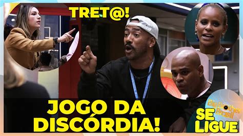 Bbb Ap S O Jogo Da Disc Rdia Tem Tret Amanda Aline Black E