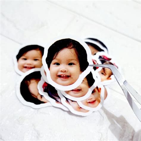 Personalized Face Cut Out Vinyl Sticker Sheet Shopee Philippines