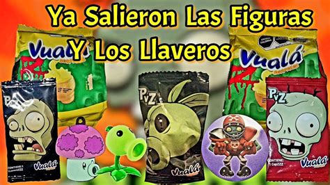 Ya Salieron Las Figuras y Llaveros Plantas vs Zombis Vualá Sopresa Ya