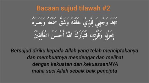 Maksud Sujud Tilawah - soakploaty