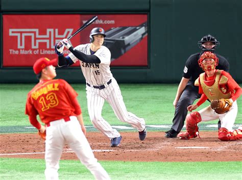 【侍ジャパン】大谷翔平が4打席目に2四球目 1安打2打点、投げては4回1安打無失点5kで降板 スポーツ報知