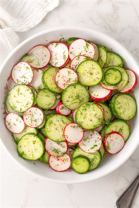 Cucumber Radish Salad The Blond Cook