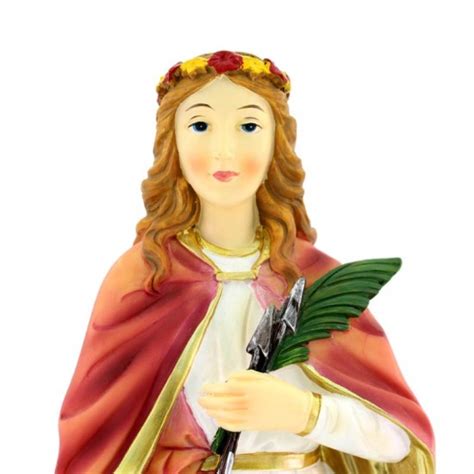 Statua Santa Filomena In Resina Colorata 30 Cm 154001325